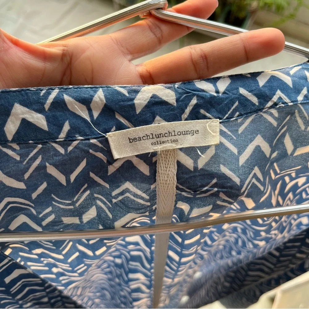 Blue Aztec Kimono Top - Picture 6 of 6